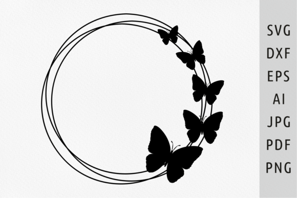 Download Butterfly Circle Frame Svg Border Svg - Circle frame Collection