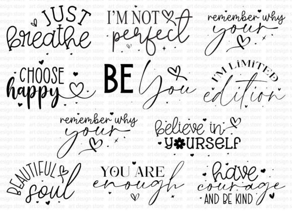 Download Boho Inspirational Quotes SVG PNG Bundle - Inspirational quotes Collection