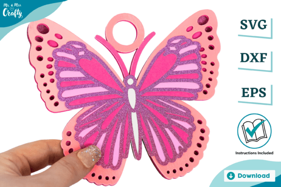 Download Butterfly Papercraft Ornament - Butterfly papercraft Collection