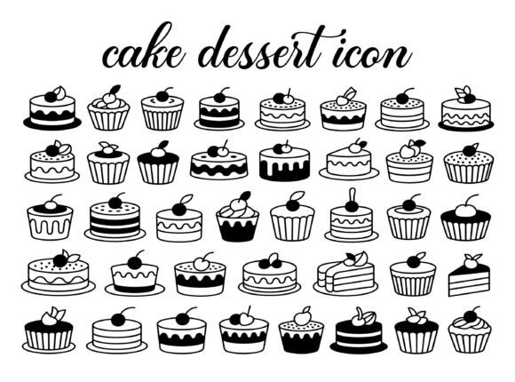 Download Beautiful Birthday Cake Silhouette - Premium Resources
