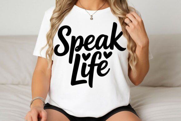Download Speak Life Positive Affirmation Design - Positive affirmation Collection
