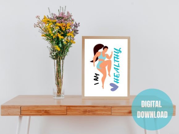 Download Body Positive Affirmation Wall Art - Premium Bundle