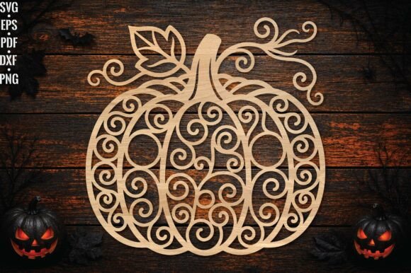 Download Decorative Pumpkin Monogram Laser Cut - Monogram laser cut Collection